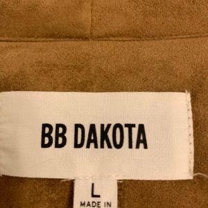 BB Dakota Jackets & Coats - BB Dakota whiskey faux suede draped jacket Large BB Dakota Jackets & Coats - BB Dakota whiskey faux suede draped jacket Large